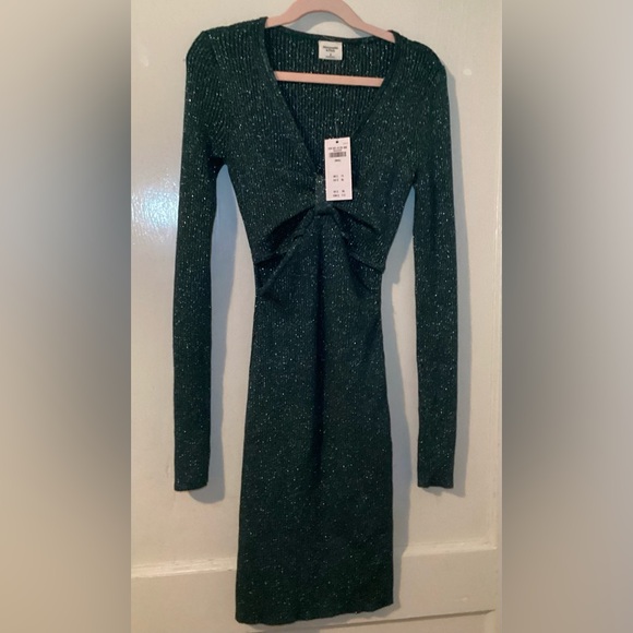 Abercrombie & Fitch Dresses & Skirts - Abercrombie & Fitch Green Shimmer Dress S